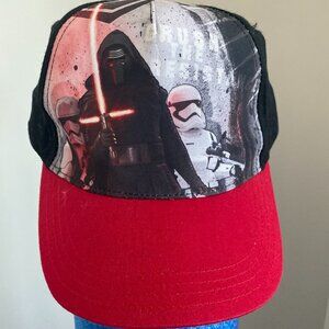 STAR WARS BLACK AND RED WITH PRINT Men/Women/Youth Hat Adjustable Strap One Size